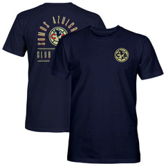 Club America 1863FC True To Glory Heavyweight T-Shirt Discount - Navy