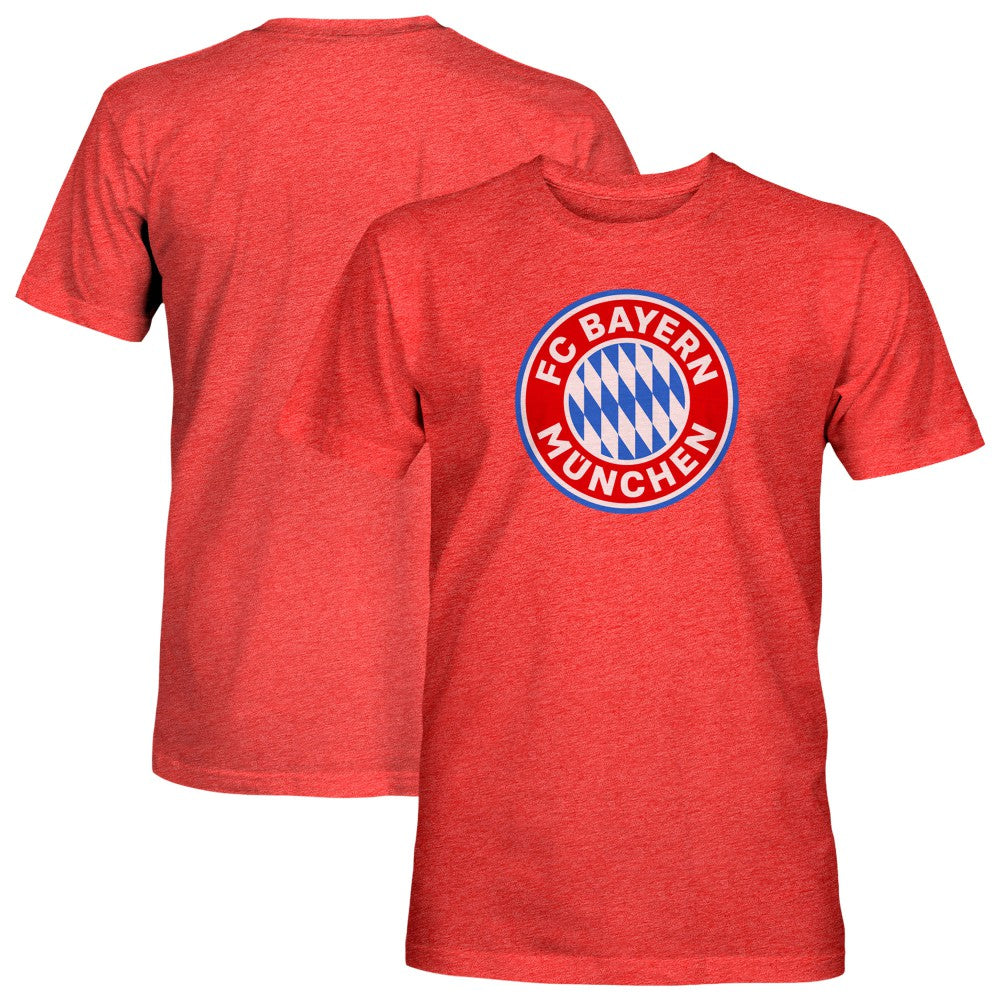 Bayern Munich 1863FC Color Badge Tri-Blend T-Shirt on sale - Red