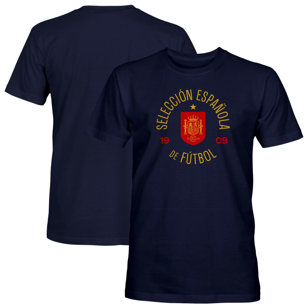 Spain National Team 1863FC Established Location T-Shirt for sale - Navy