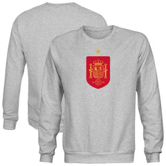 Spain National Team 1863FC Color Badge Sweatshirt for sale - Gray