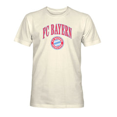 Bayern Munich 1863FC Retro Stripes T-Shirt on sale - Cream