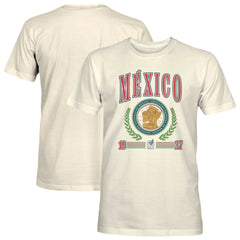 Mexico National Team 1863FC Retro Stripes T-Shirt for sale - Cream