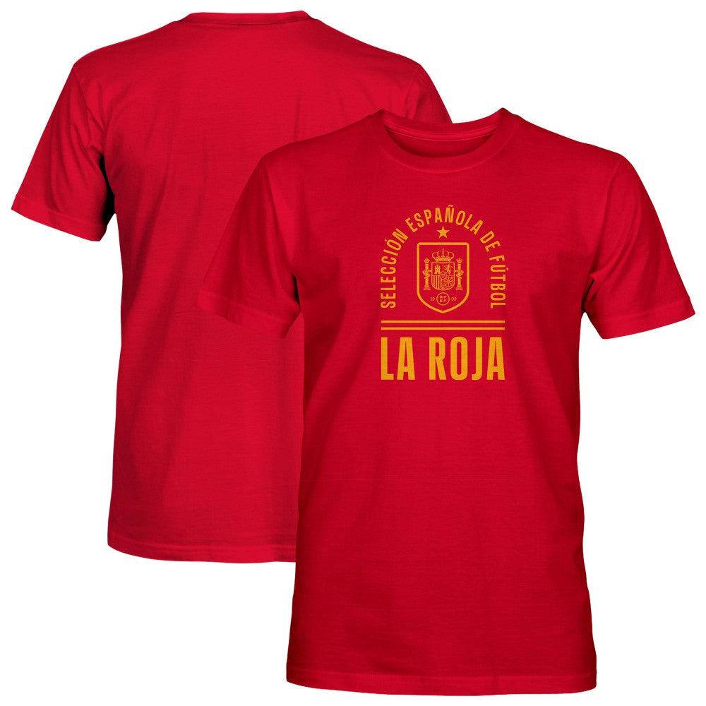 Spain National Team 1863FC Team Arch T-Shirt for sale - Red