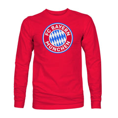 Bayern Munich 1863FC Color Badge Long Sleeve T-Shirt on sale - Red