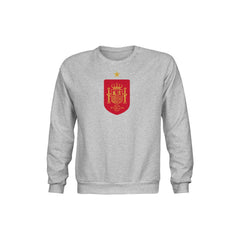 Spain National Team 1863FC Youth Color Badge Sweatshirt for sale - Gray
