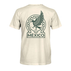 Mexico National Team 1863FC Big Logo Heavyweight T-Shirt for sale - Cream