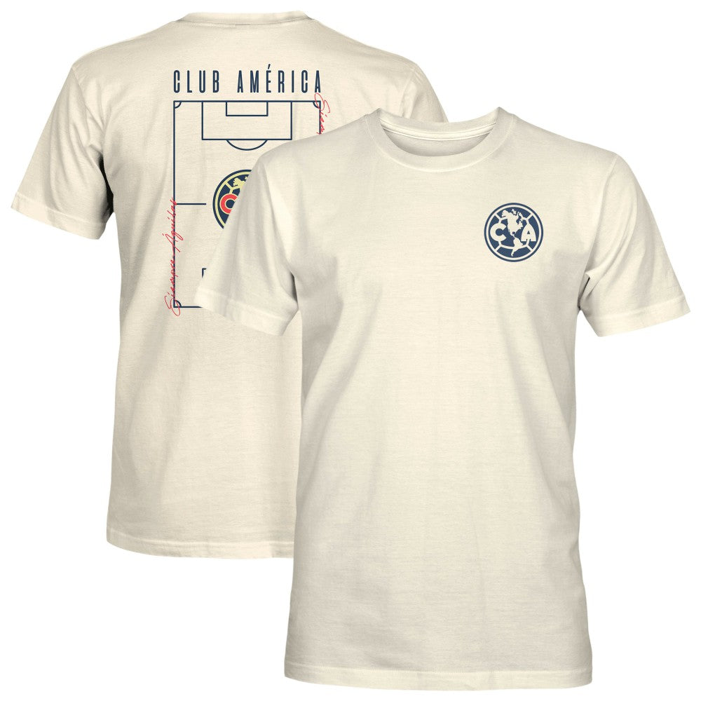 Club America 1863FC Own the Pitch Heavyweight T-Shirt Discount - Cream