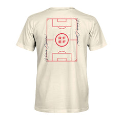 Spain National Team 1863FC Own the Pitch Heavyweight T-Shirt for sale - Cream