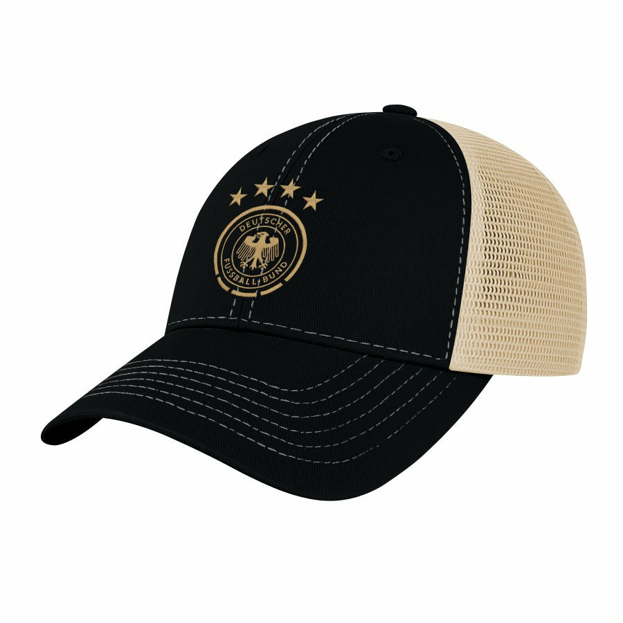 Germany National Team 1863FC Color Badge Offroad Adjustable Trucker Hat for sale - Black