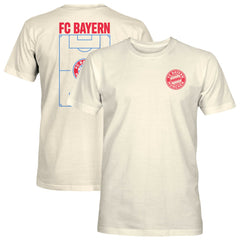Bayern Munich 1863FC Duo-Tone Stadium Soft Wash T-Shirt on sale - Cream