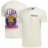 Barcelona Peace Collective Unisex Champion T-Shirt on sale - Cream