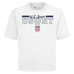 USWNT Levelwear Vanguard Luxe Signature T-Shirt on sale - White