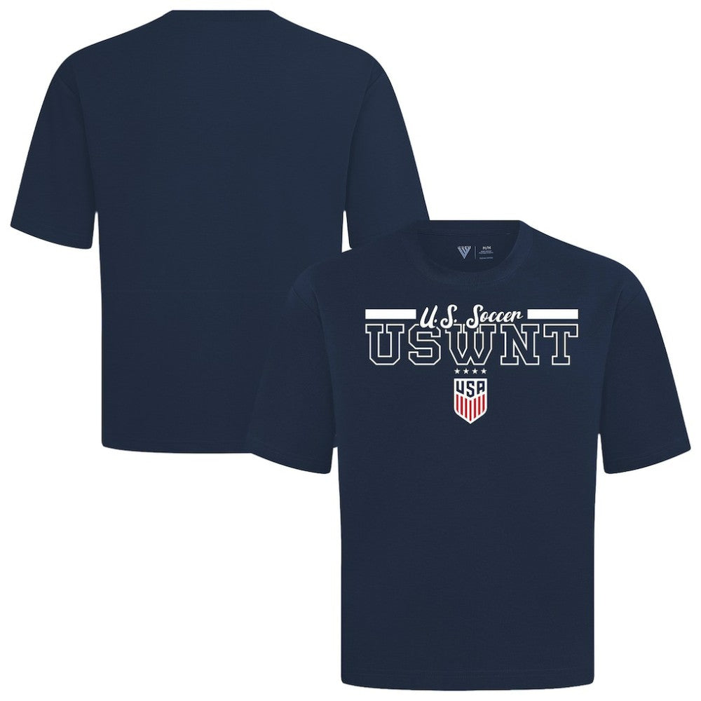 USWNT Levelwear Vanguard Luxe Signature T-Shirt on sale - Navy
