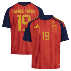 Lamine Yamal Spain National Team Youth 2026 Home Replica Jersey for sale - Red