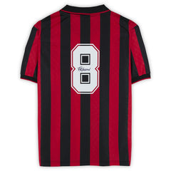 Frank Rijkaard AC Milan Autographed Red/Black Home Jersey on sale - Icons