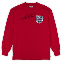 Sir Geoff Hurst England National Team Autographed 1966 Score Draw Jersey for sale - Icons