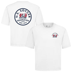 USMNT Levelwear Luxe Signature Knit Transit T-Shirt for sale - White