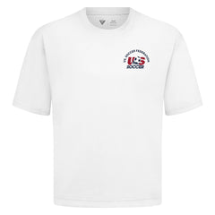 USMNT Levelwear Luxe Signature Knit Transit T-Shirt for sale - White