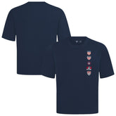 USMNT Levelwear Luxe Signature Knit Timeline T-Shirt for sale - Navy