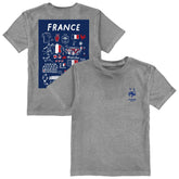 France National Team Vive La Fete Toddler Impressions Artwork T-Shirt for sale - Gray