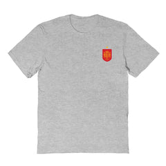 Spain National Team Vive La Fete Women's Impressions Artwork Fitted T-Shirt for sale - Gray