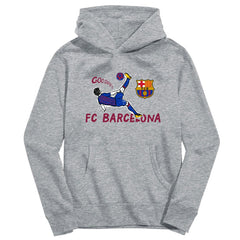 Barcelona Vive La Fete Toddler Chilena Style Hoodie on sale - Gray