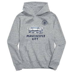 Manchester City Vive La Fete Youth Stadium Style Hoodie Discount - Gray