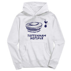 Tottenham Hotspur Vive La Fete Youth Stadium Style Hoodie Sale - White