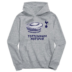 Tottenham Hotspur Vive La Fete Youth Stadium Style Hoodie Sale - Gray