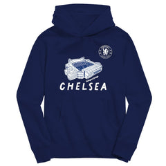 Chelsea Vive La Fete Youth Stadium Style Hoodie on sale - Navy