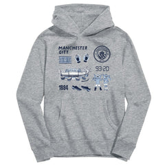 Manchester City Vive La Fete Toddler Impressions Icons Hoodie Discount - Gray