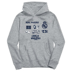 Real Madrid Vive La Fete Toddler Impressions Icons Hoodie Discount - Gray