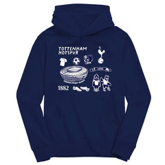 Tottenham Hotspur Vive La Fete Toddler Impressions Icons Hoodie Sale - Navy
