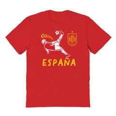 Spain National Team Vive La Fete Toddler Chilena Style T-Shirt for sale - Red