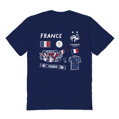 France National Team Vive La Fete Toddler Impressions Icons T-Shirt for sale - Navy