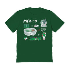 Mexico National Team Vive La Fete Toddler Impressions Icons T-Shirt for sale - Green