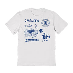 Chelsea Vive La Fete Toddler Impressions Icons T-Shirt on sale - White