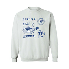 Chelsea Vive La Fete Women's Impressions Icons Sweatshirt on sale - White