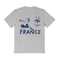 France National Team Vive La Fete Women's Chilena Style T-Shirt for sale - Gray