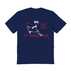 Barcelona Vive La Fete Women's Chilena Style T-Shirt on sale - Navy