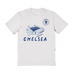 Chelsea Vive La Fete Women's Stadium Style T-Shirt on sale - White