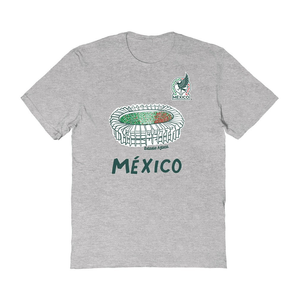 Mexico National Team Vive La Fete Women's Stadium Style T-Shirt for sale - Gray