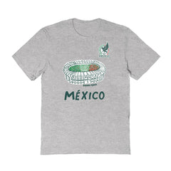 Mexico National Team Vive La Fete Women's Stadium Style T-Shirt for sale - Gray