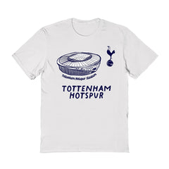 Tottenham Hotspur Vive La Fete Women's Stadium Style T-Shirt Sale - White