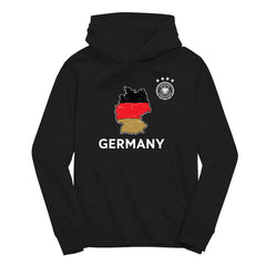 Germany National Team Vive La Fete Toddler Map Style Hoodie for sale - Black