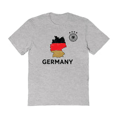 Germany National Team Vive La Fete Toddler Map Style T-Shirt for sale - Gray