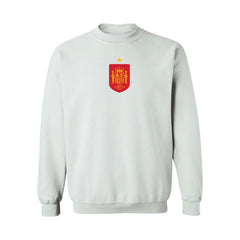 Spain National Team Vive La Fete Women's Color Badge Sweatshirt for sale - White