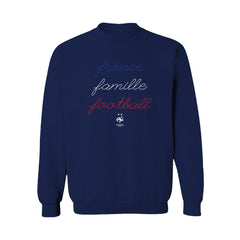 France National Team Vive La Fete Women's Famille Football Sweatshirt for sale - Navy