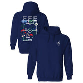 France National Team Vive La Fete Women's Soccer Field Fleece Hood for sale - Navy