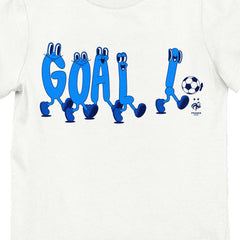 France National Team Youth Goal Letters Playing Soccer T-Shirt for sale - White